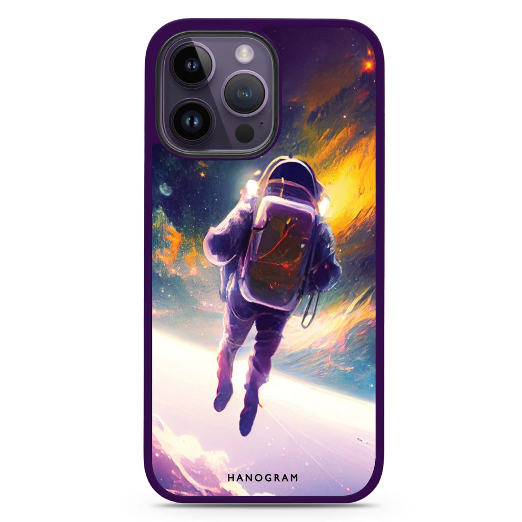 Flying Astronaut MagSafe Compatible Impact Guard Bumper Case