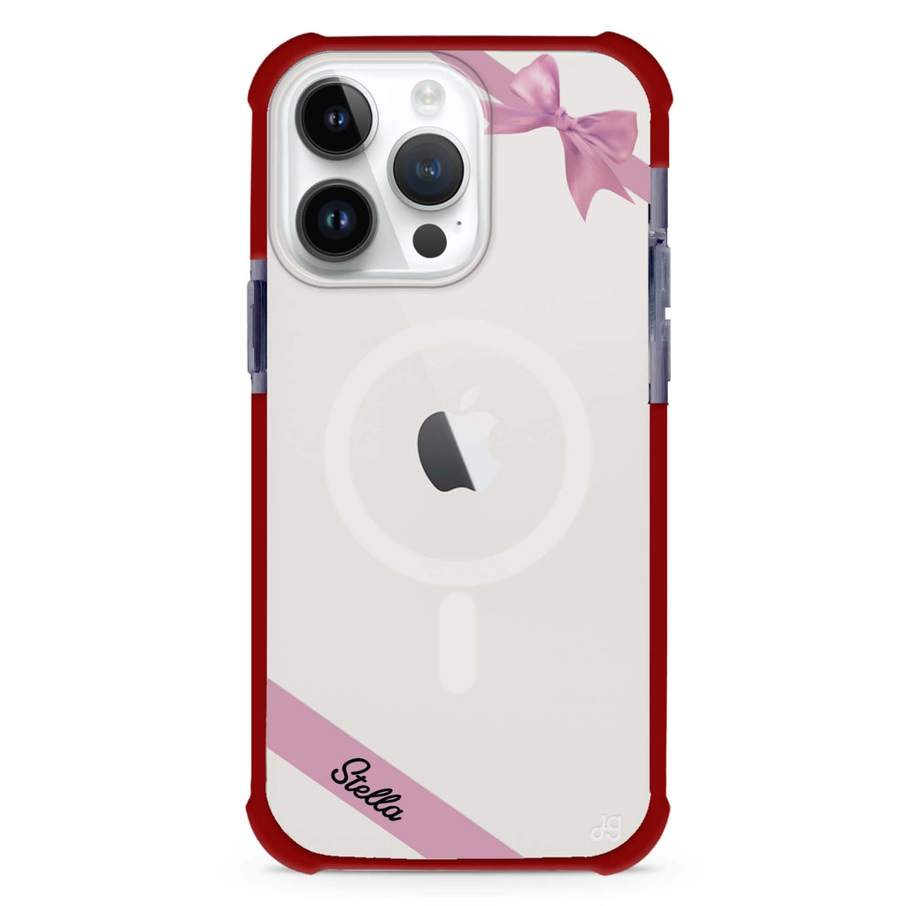 Pink Bow MagSafe Compatible Ultra Shockproof Case