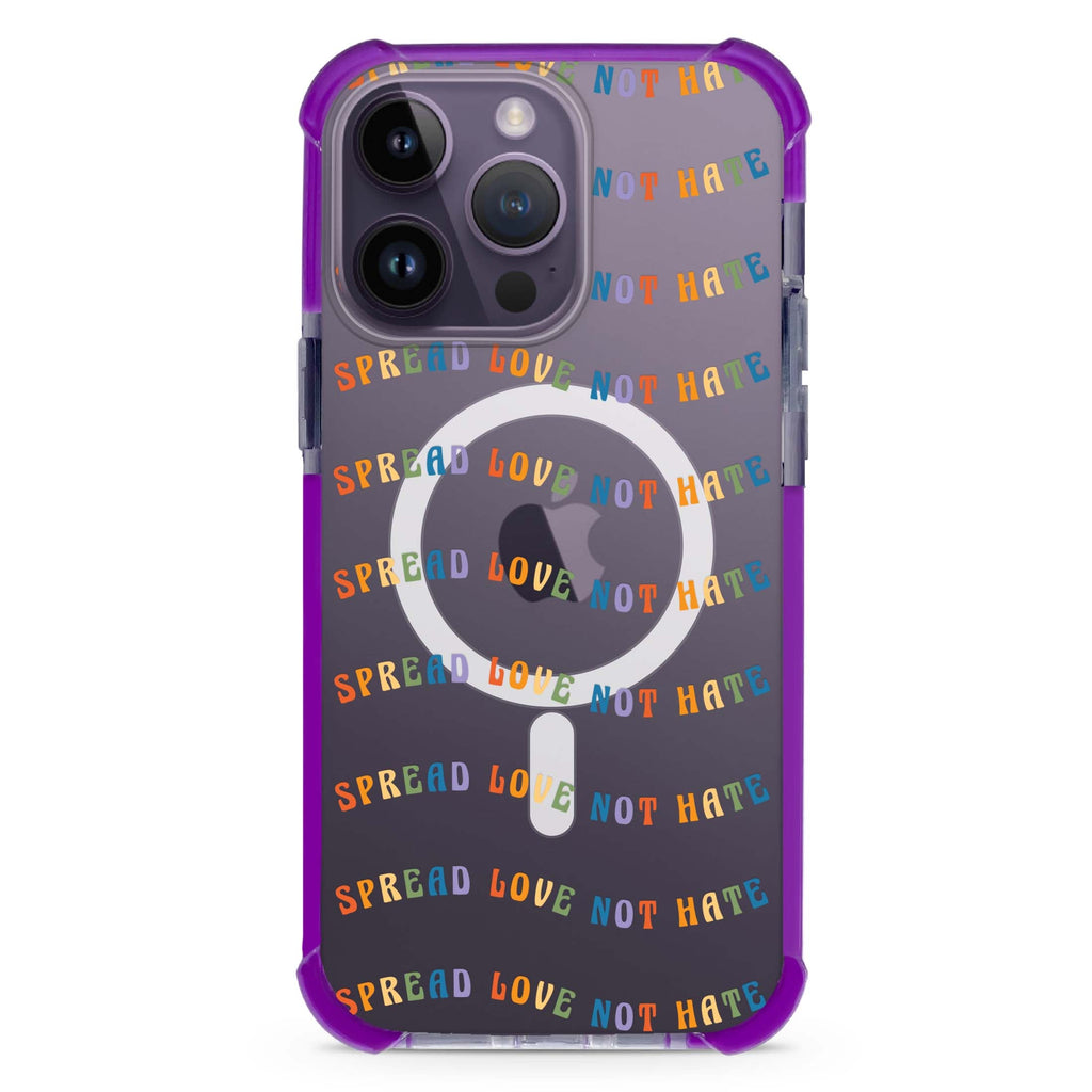 Spread Love not Hate MagSafe Compatible Ultra Shockproof Case