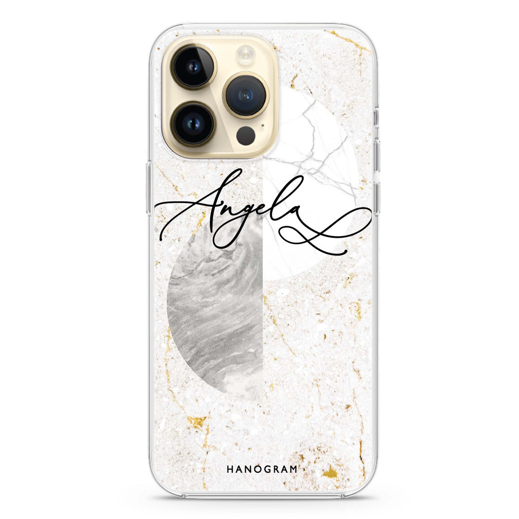 Marble Abstract III iPhone 13 Pro Max Ultra Clear Case