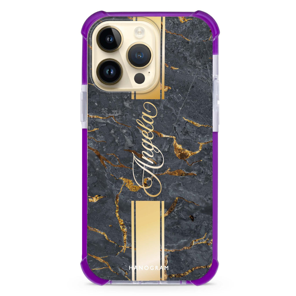 Luxury Gold Marble Ultra Shockproof Case