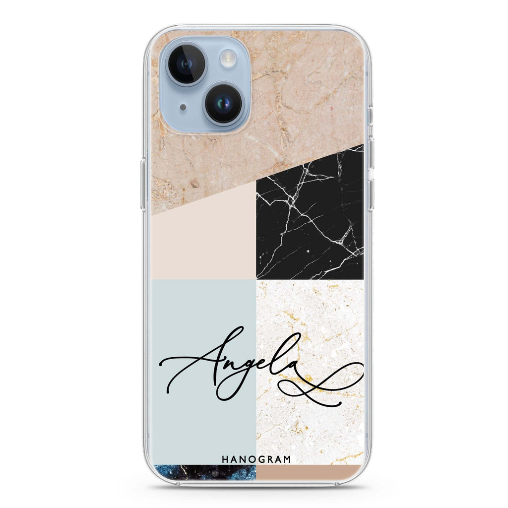 Marble Abstract V iPhone 13 Ultra Clear Case
