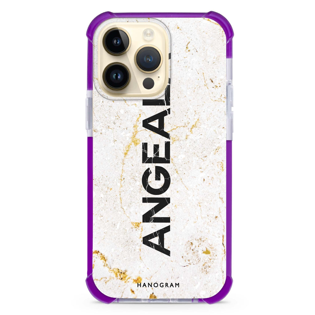 White Marble MagSafe Compatible Ultra Shockproof Case