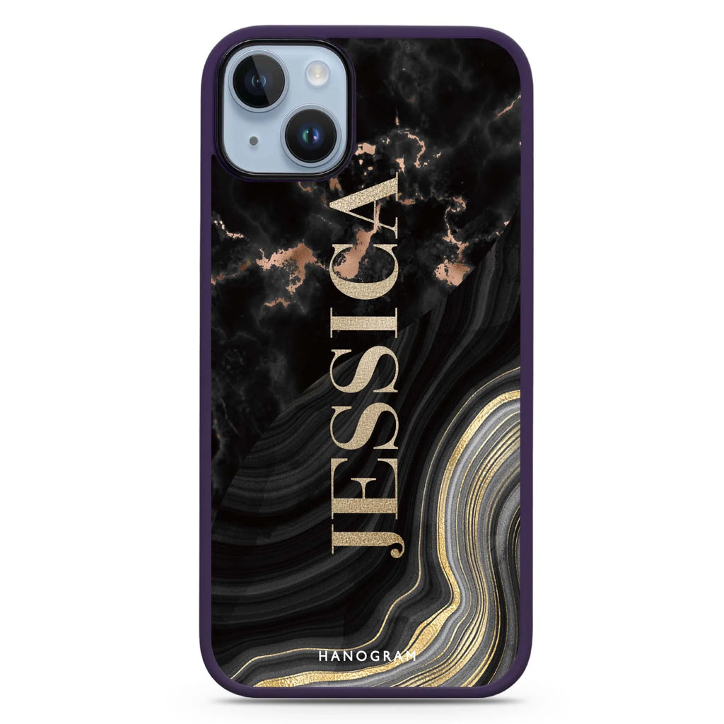 Sumptuous Marble iPhone 14 Plus MagSafe Compatible Impact Guard Bumper Case