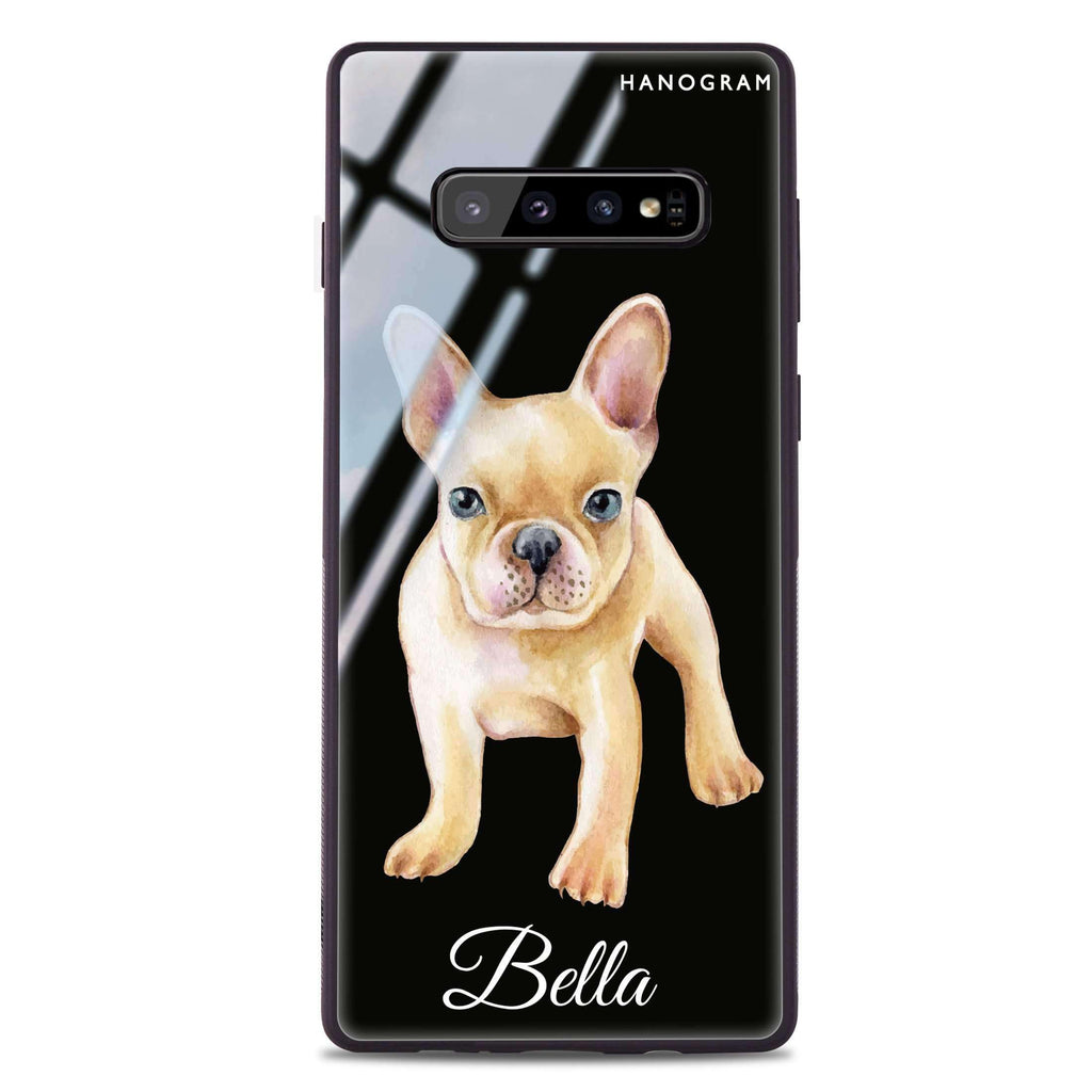 Cute Dog Samsung S10 Plus Glass Case