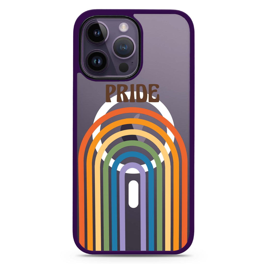 Rainbow Pride MagSafe Compatible Impact Guard Bumper Case