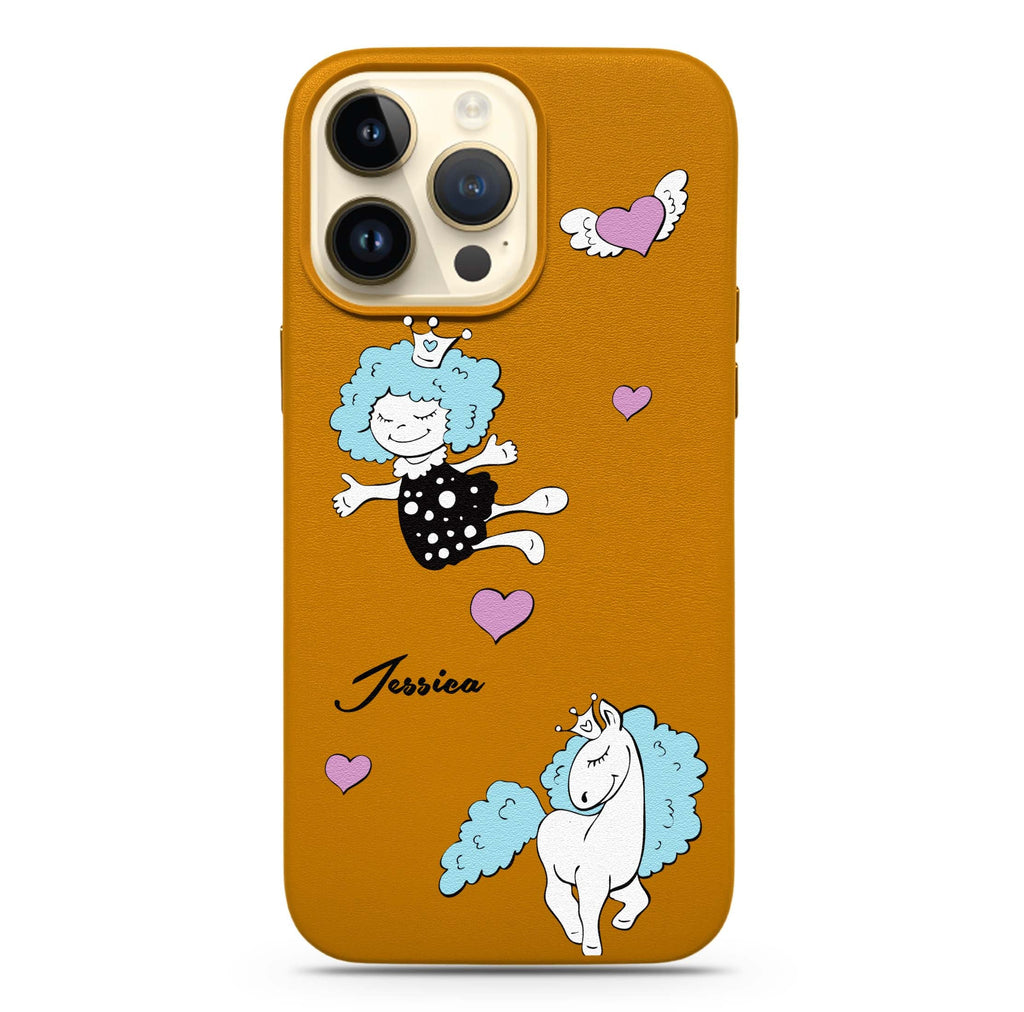 Queen & Unicorn MagSafe Leather Case