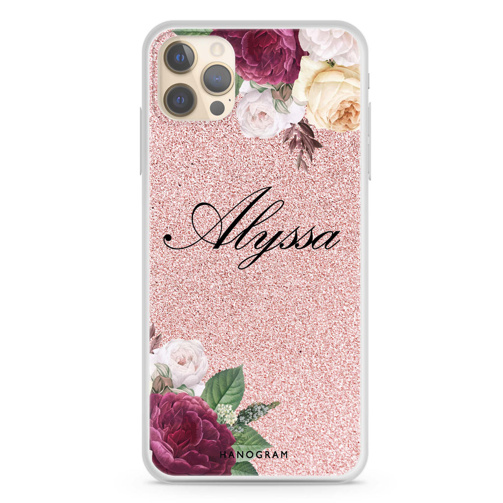 Glittering Floral iPhone 12 Pro Ultra Clear Case
