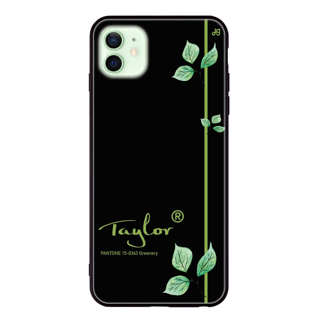 #15-0343 Greenery II iPhone 12 mini Glass Case