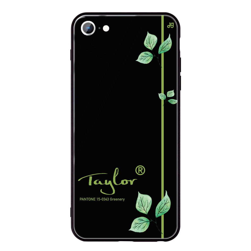 #15-0343 Greenery II iPhone SE Glass Case
