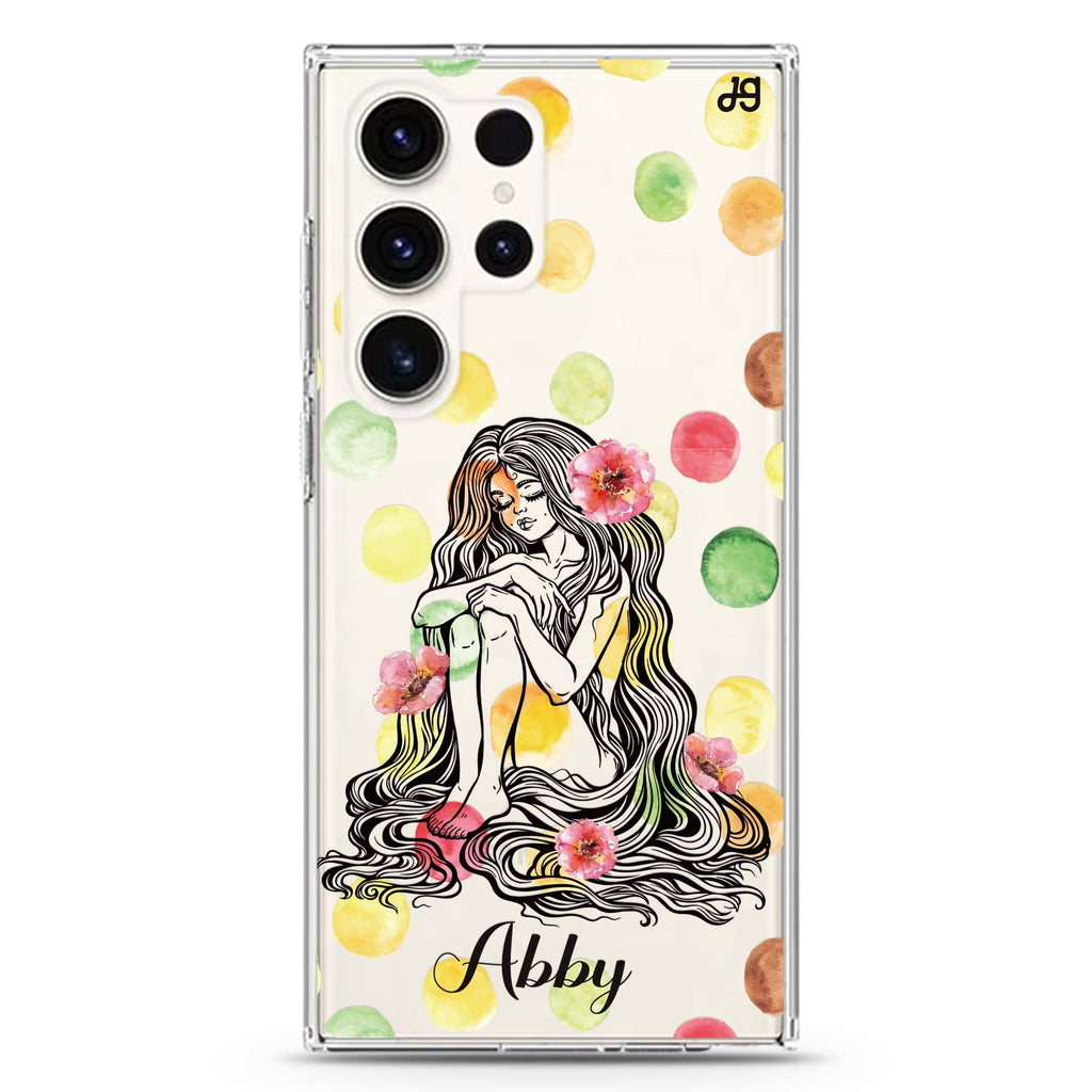 The Inner Self personalized name Samsung Galaxy S26/S25/S24/S23/S22 Ultra ultra clear case, transparent design, main view