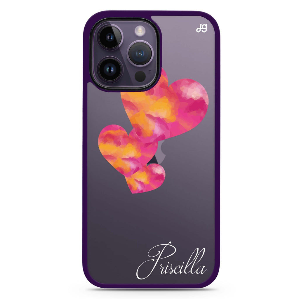 Red Hearts Impact Guard Bumper Case