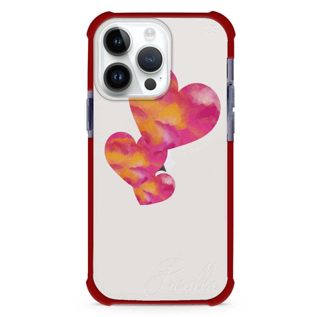 Red Hearts iPhone 12 Pro Max Ultra Shockproof Case