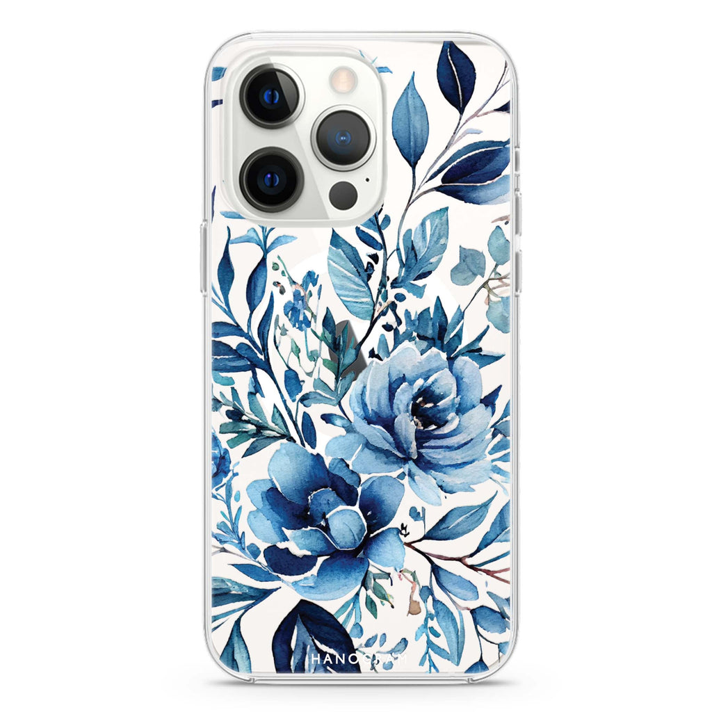 Floral iPhone 13 Pro MagSafe Compatible Ultra Clear Case