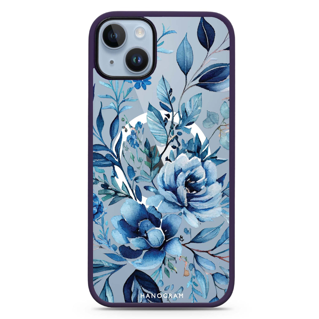 Floral iPhone 14 Plus MagSafe Compatible Impact Guard Bumper Case