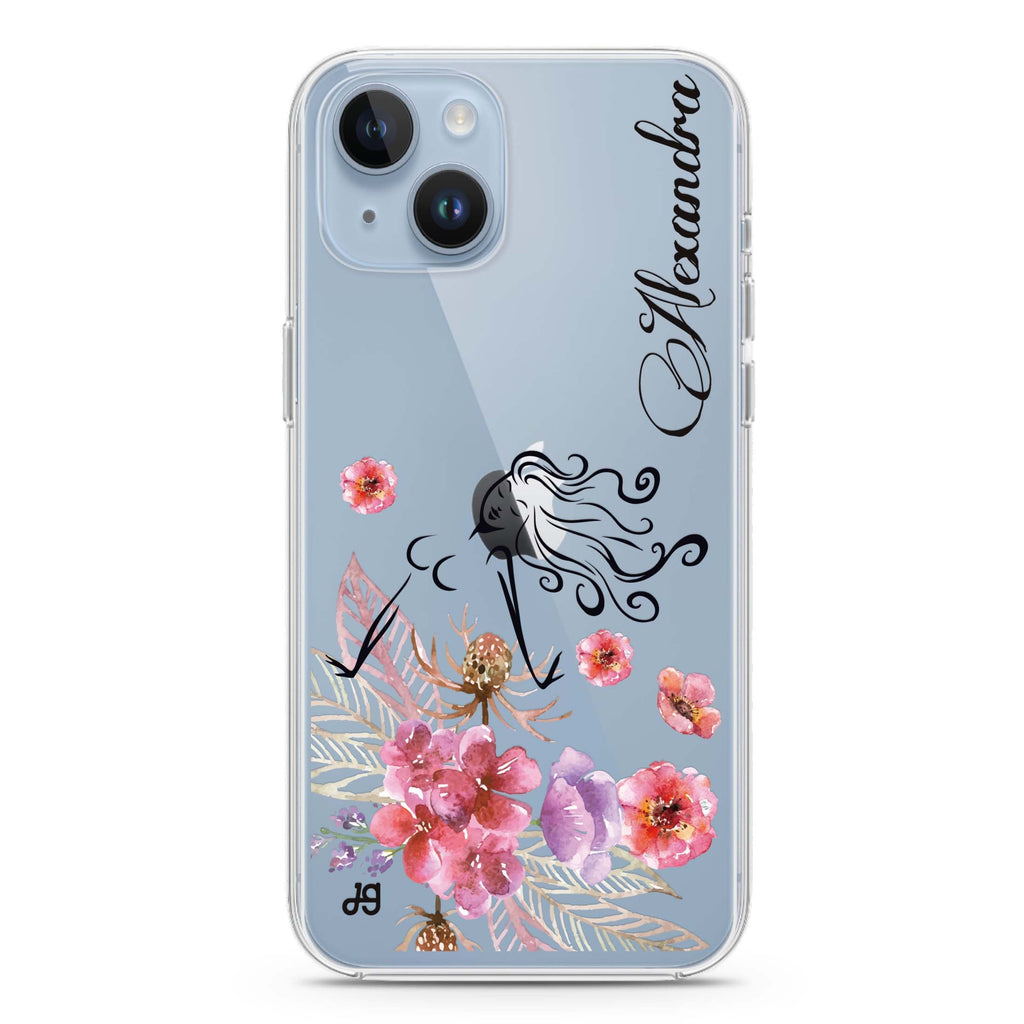 Floral Fairy I iPhone 13 Ultra Clear Case