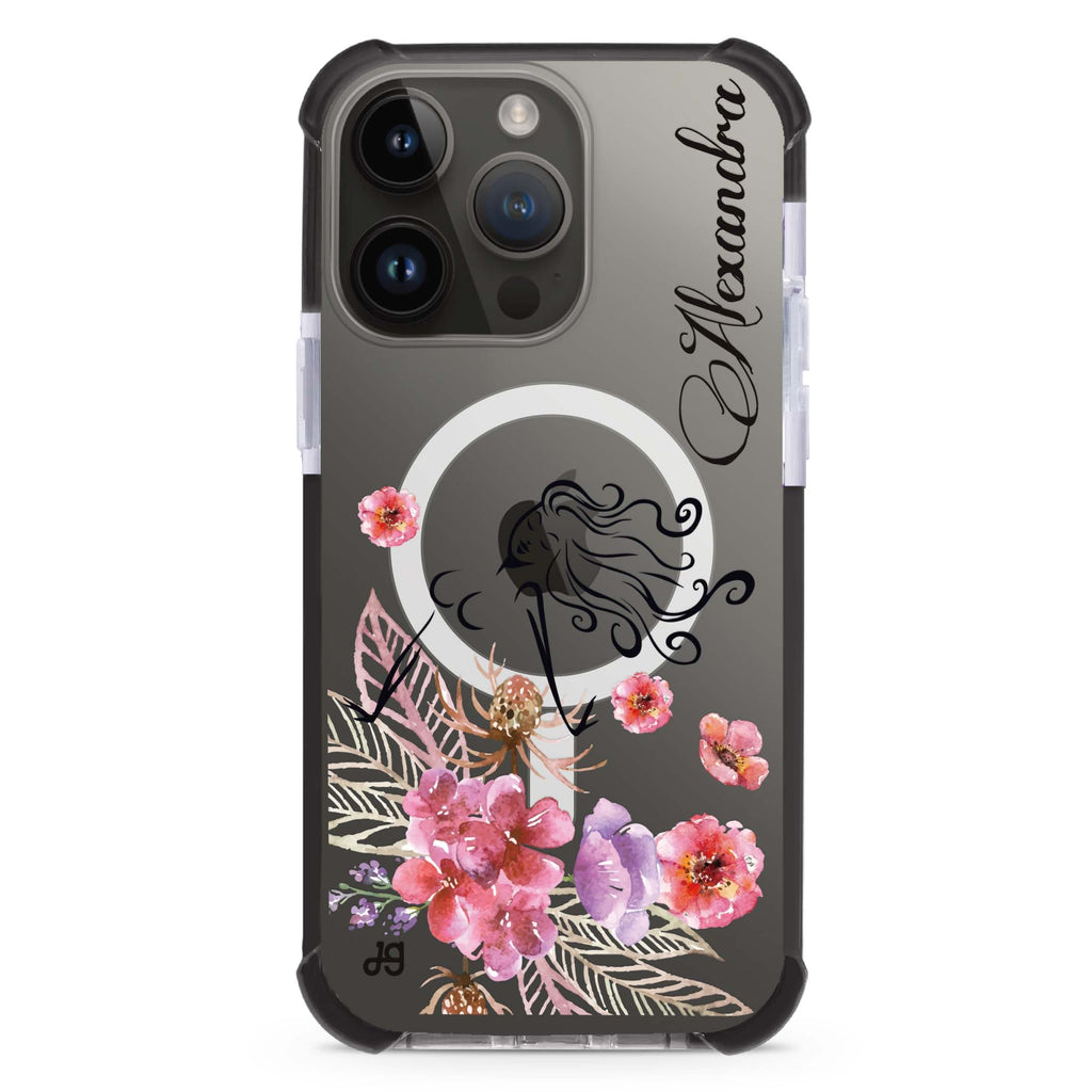 Floral Fairy I MagSafe Compatible Ultra Shockproof Case