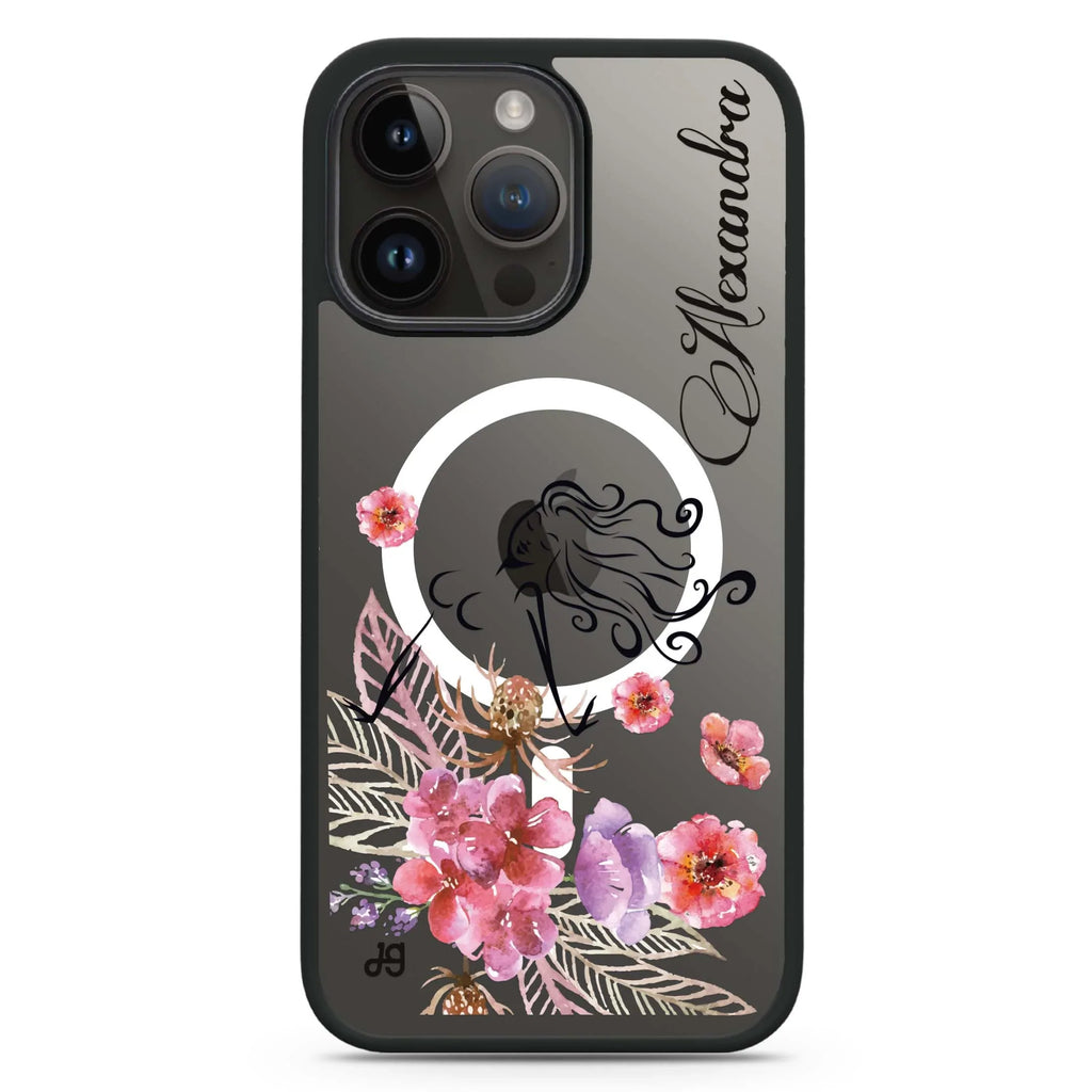Floral Fairy I MagSafe Compatible Impact Guard Bumper Case