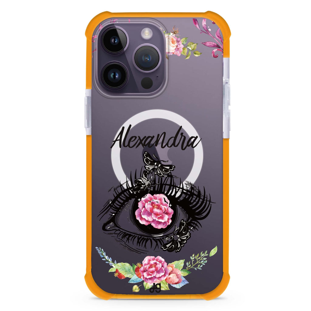 Flower in Eye MagSafe Compatible Ultra Shockproof Case