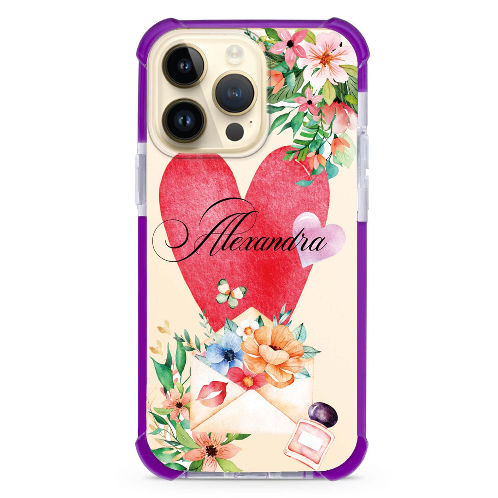 Floral Love Letter Ultra Shockproof Case