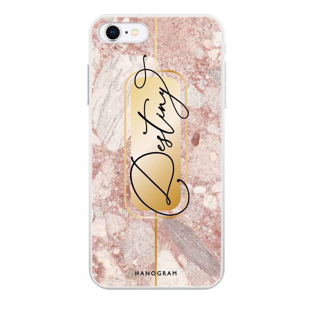 Golden Marble iPhone SE Ultra Clear Case