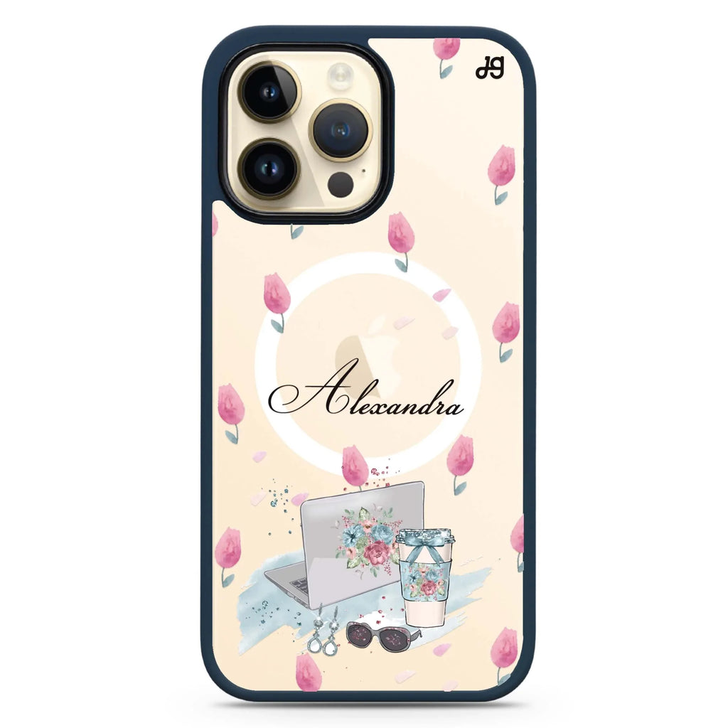 My Foral Lifestyle MagSafe Compatible Impact Guard Bumper Case