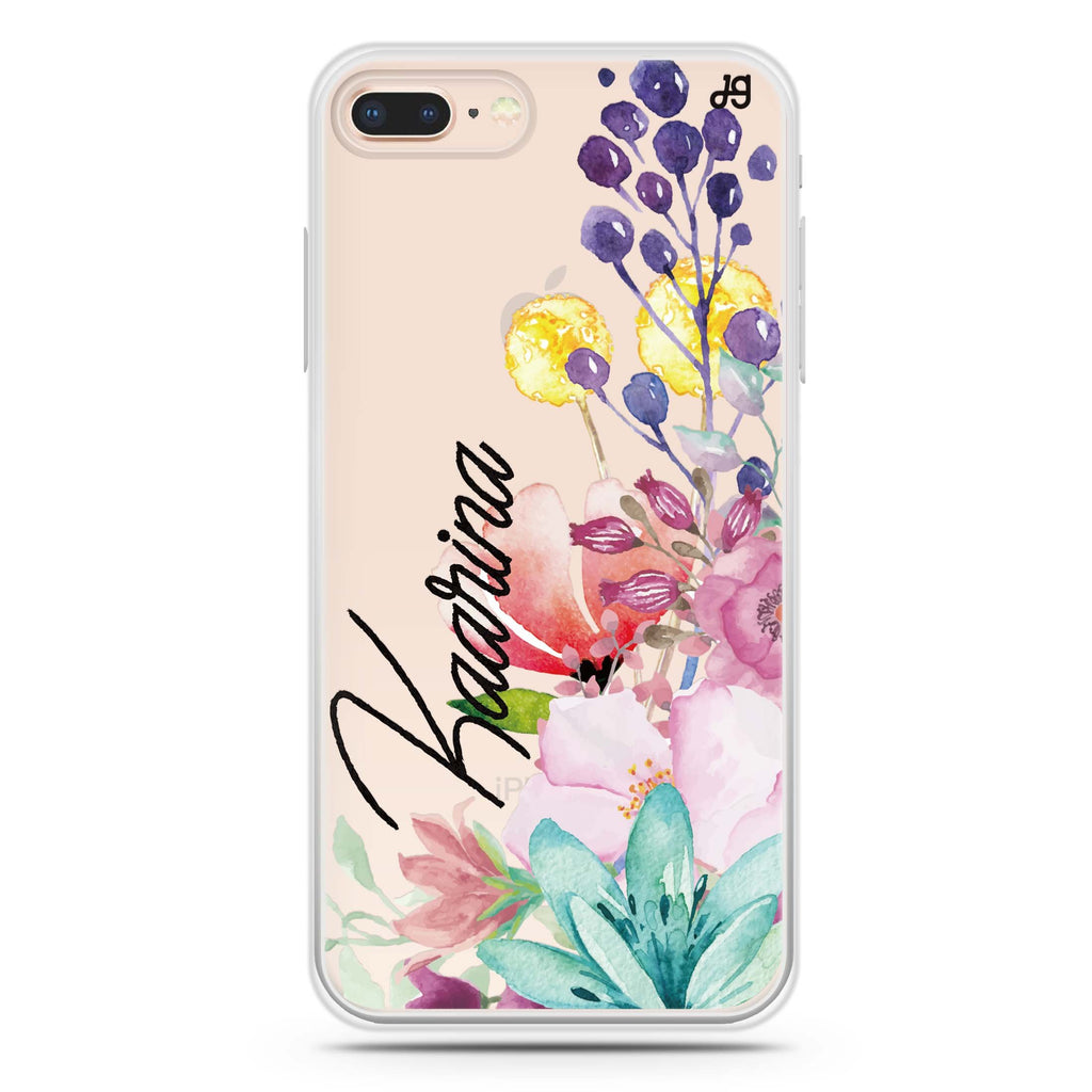 Precious Garden Florals iPhone 8 Ultra Clear Case