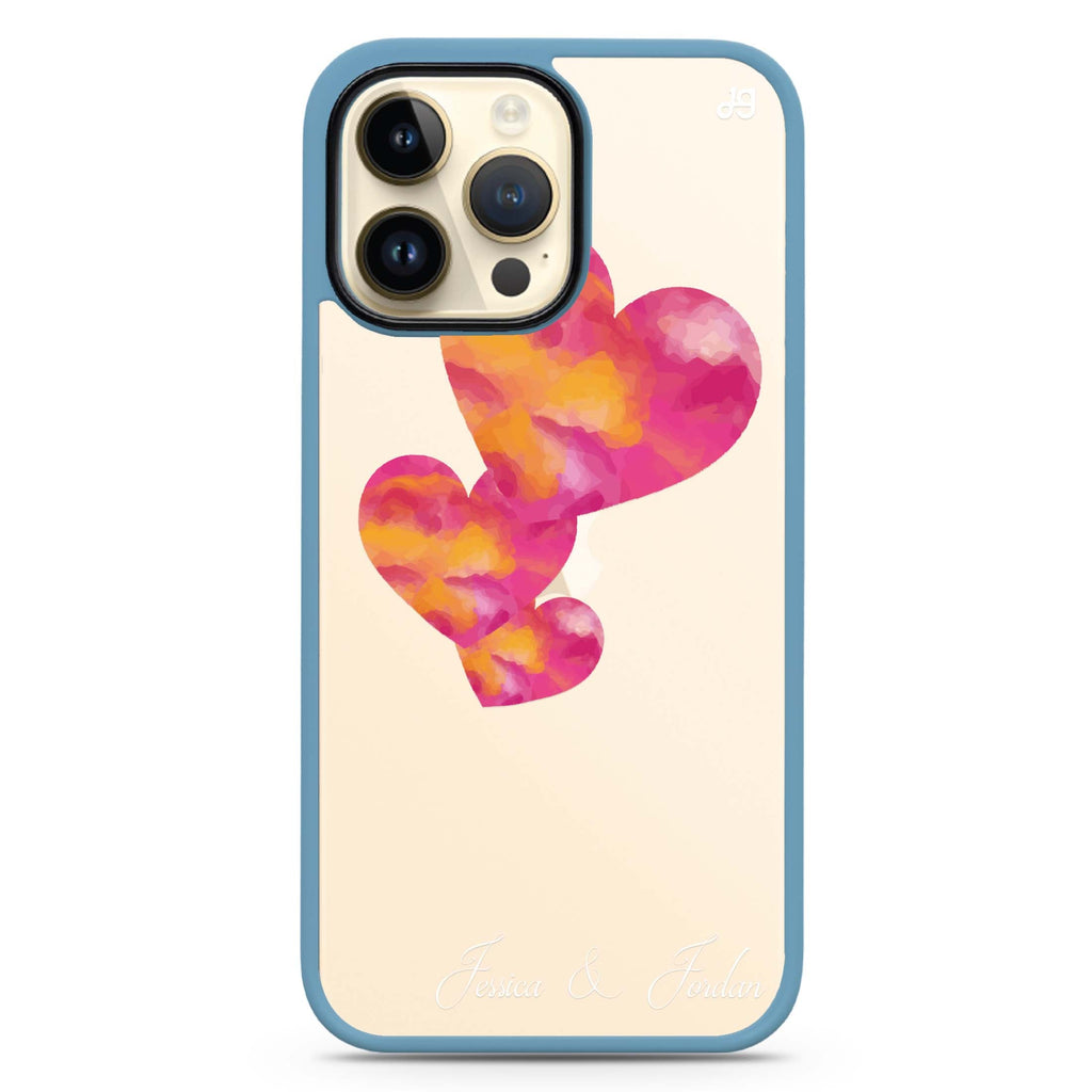 Red Hearts Impact Guard Bumper Case
