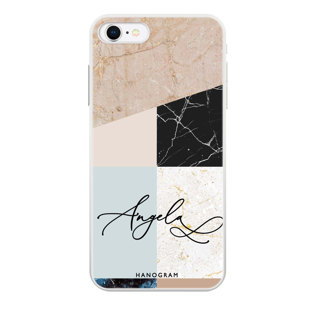 Marble Abstract V iPhone SE Ultra Clear Case