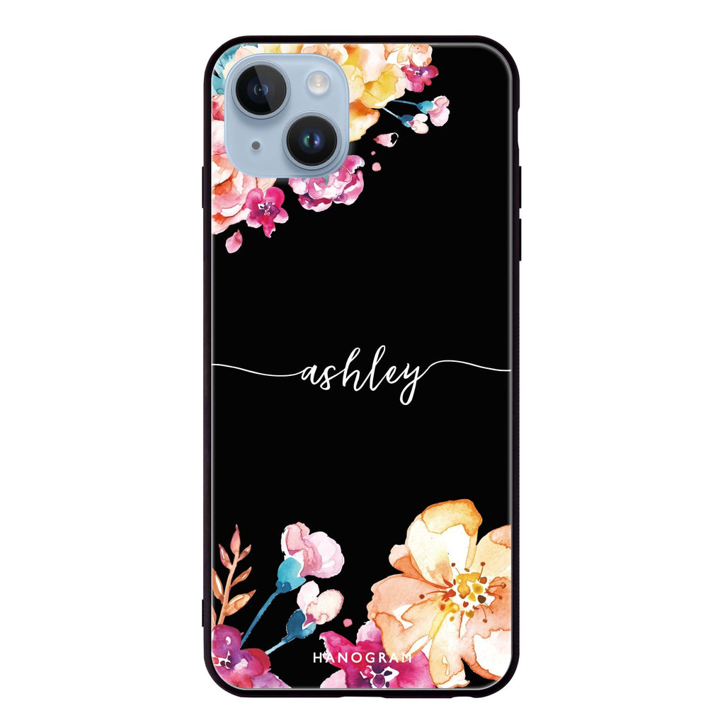 Art of Flowers iPhone 14 Plus Glass Case