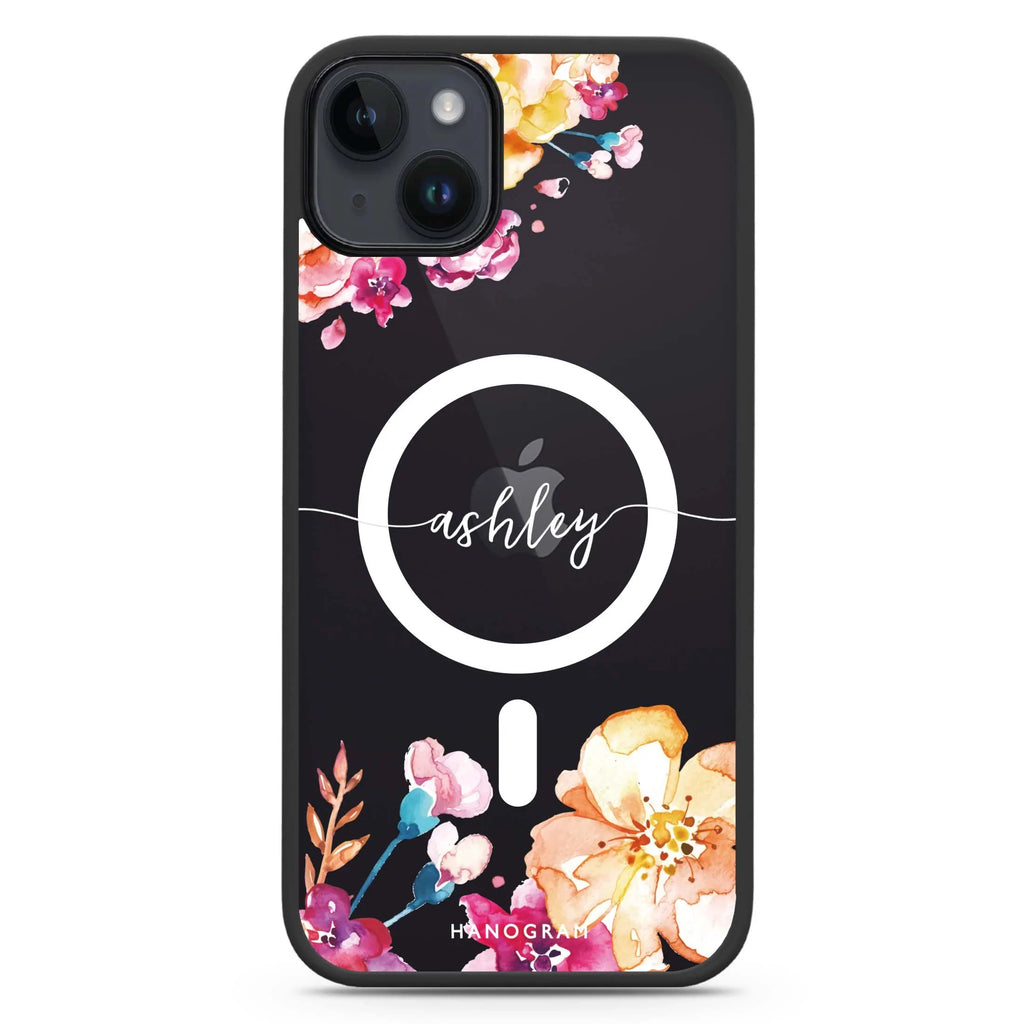 Art of Flowers iPhone 14 Plus MagSafe Compatible Impact Guard Bumper Case