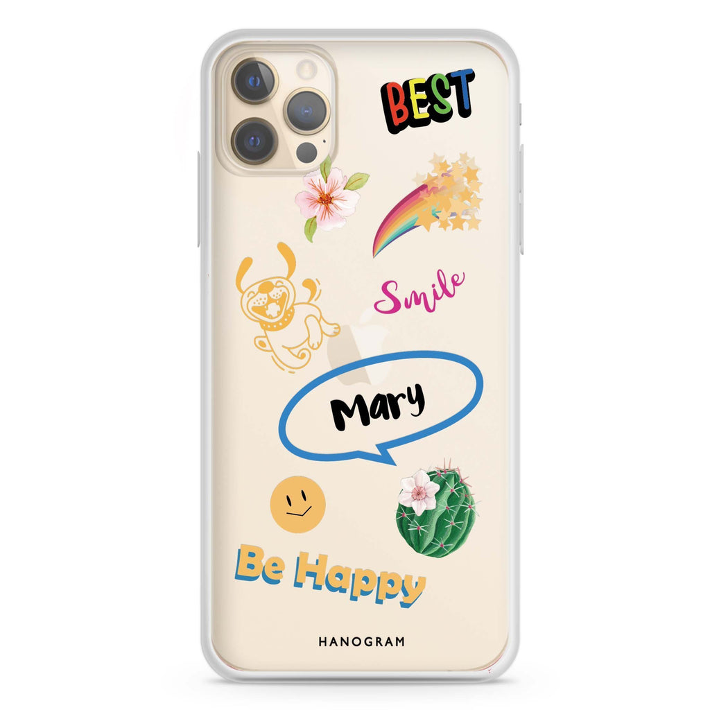 Positive Sticker iPhone 12 Pro Max Ultra Clear Case