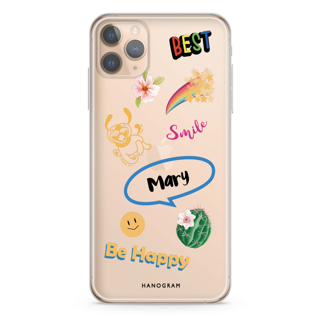 Positive Sticker iPhone 11 Pro Max Ultra Clear Case