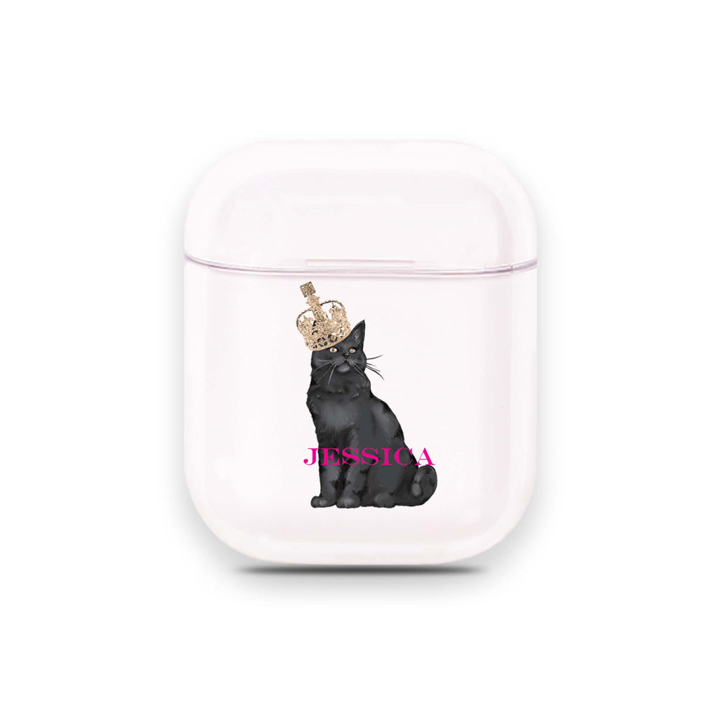 Queen Cat Airpods Case