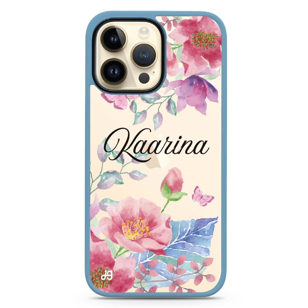 Butterfly Garden iPhone 13 Pro Impact Guard Bumper Case