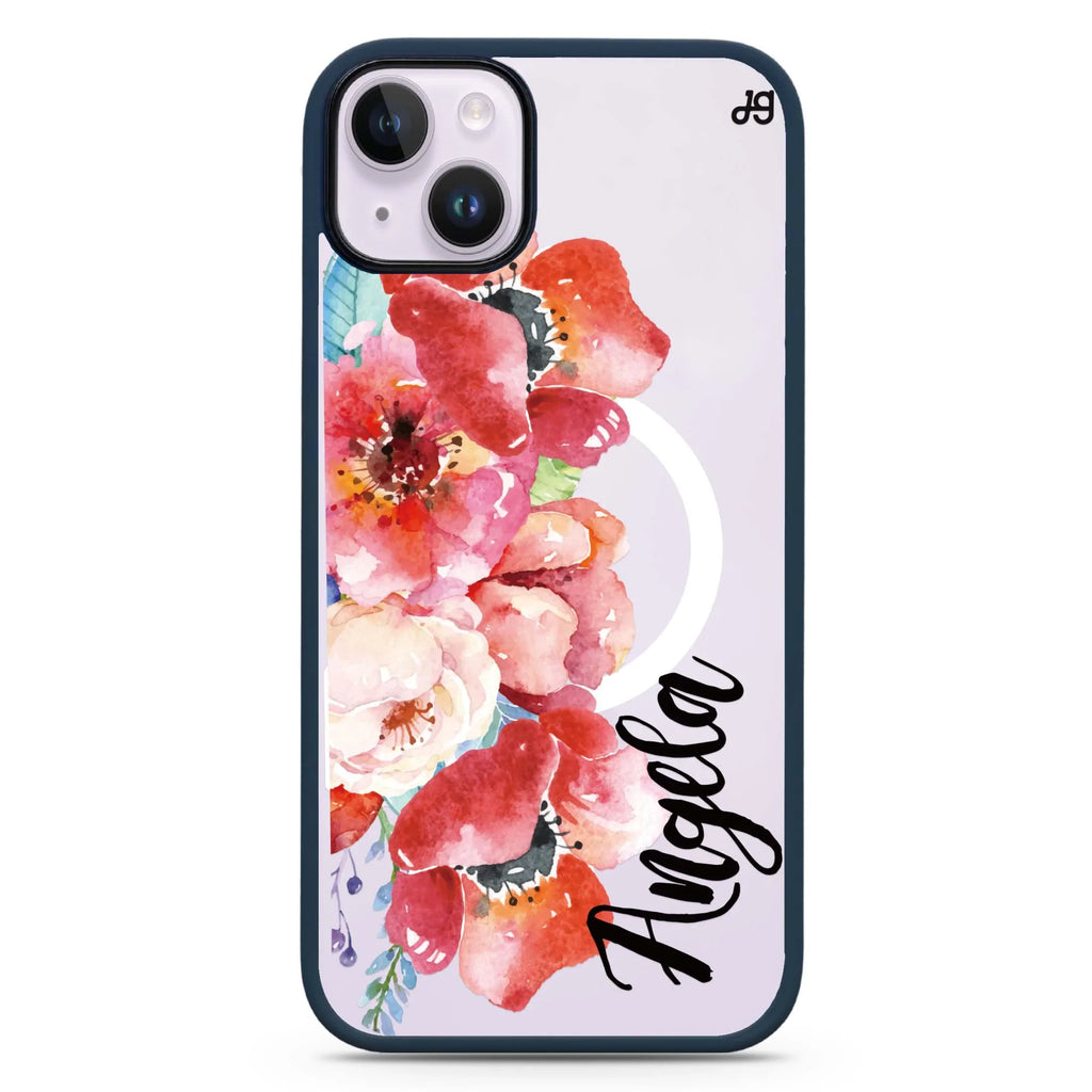 Poppies iPhone 14 Plus MagSafe Compatible Impact Guard Bumper Case
