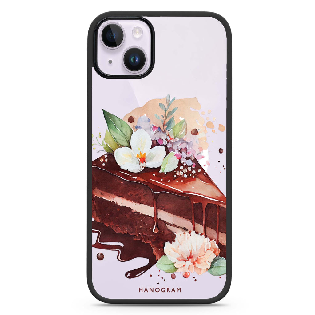 Floral Cake iPhone 14 Plus MagSafe Compatible Impact Guard Bumper Case