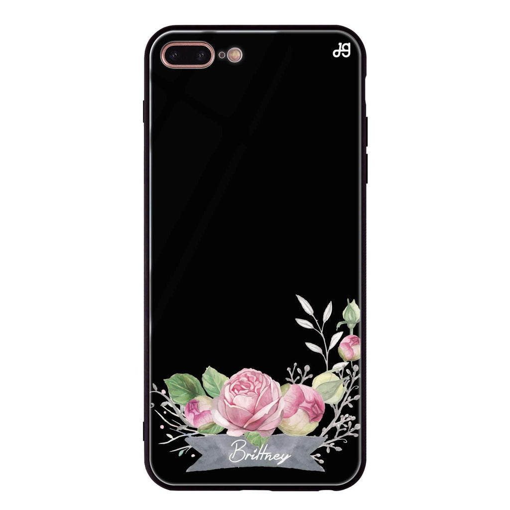 Ribbon & Floral iPhone 7 Plus Glass Case