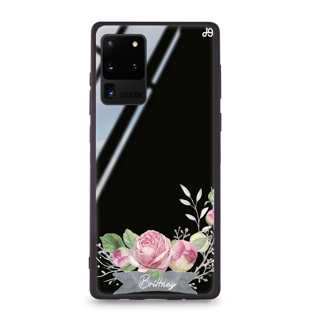 Ribbon & Floral Samsung S20 Ultra Glass Case