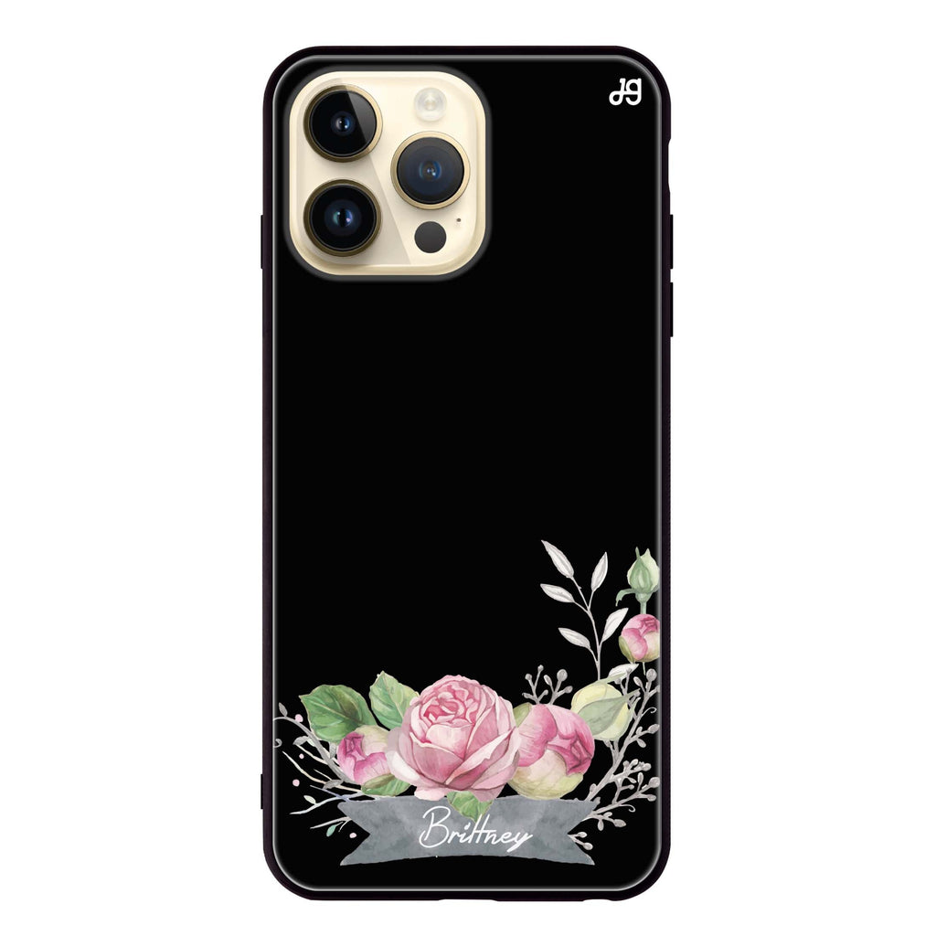 Ribbon & Floral iPhone 13 Pro Glass Case