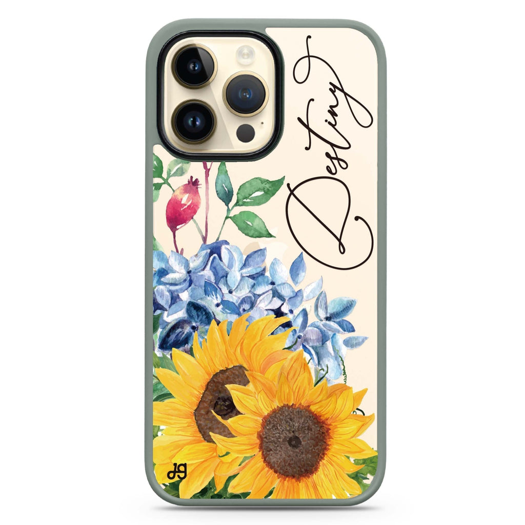 Blooming Sunflower iPhone 13 Pro Impact Guard Bumper Case