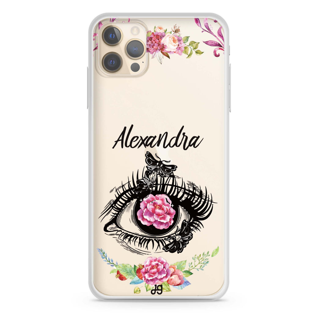 Flower in Eye iPhone 12 Pro Max Ultra Clear Case