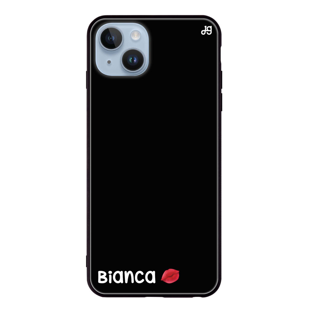 A Kiss iPhone 14 Plus Glass Case