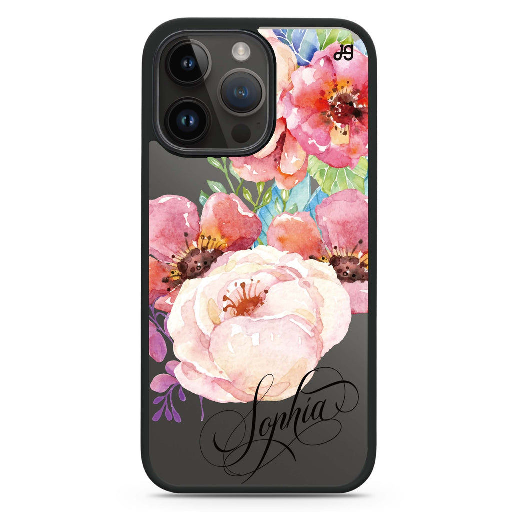 Awakening Watercolor Flowers Impact Guard Bumper Case