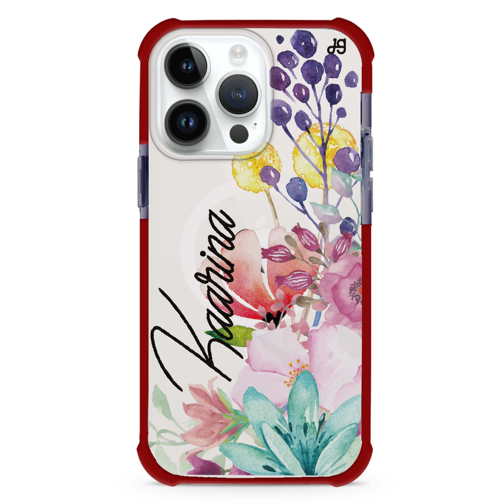 Precious Garden Florals MagSafe Compatible Ultra Shockproof Case