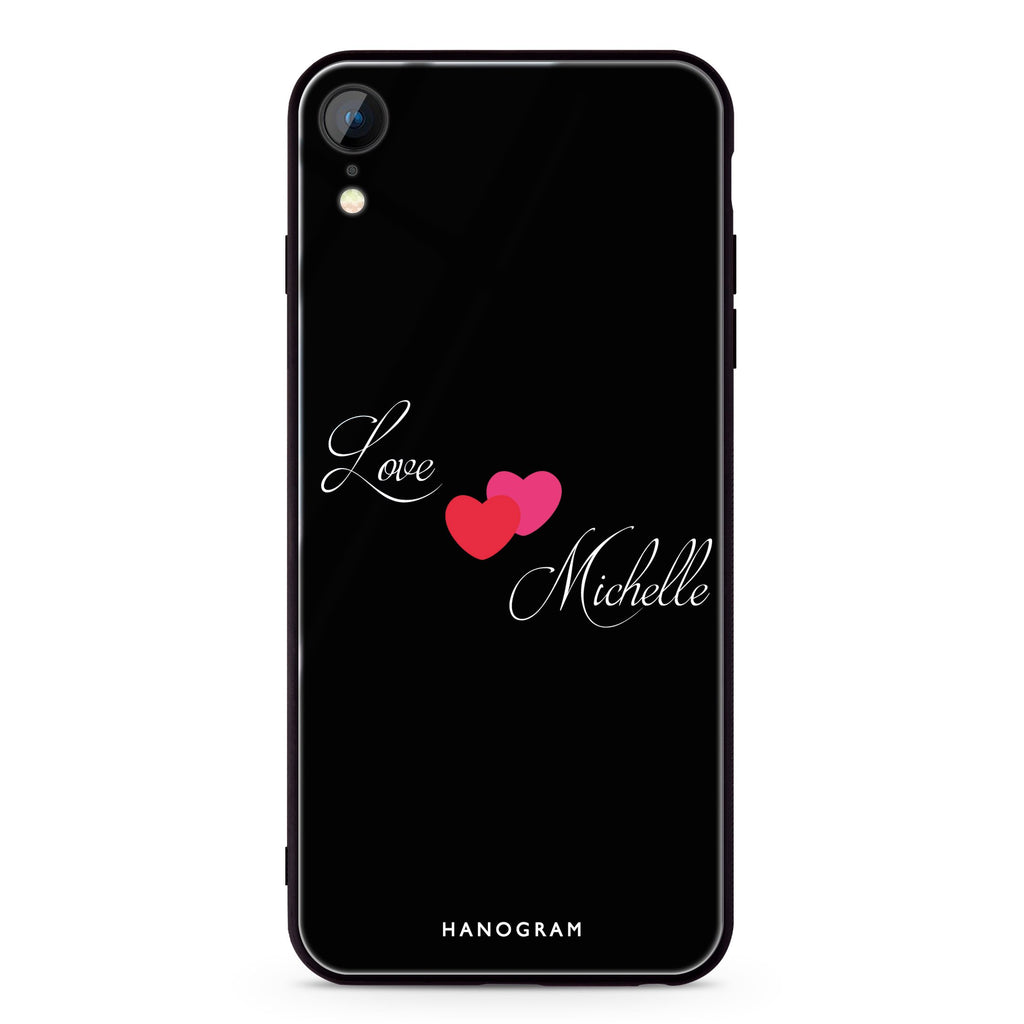 Sweet Heart iPhone XR Glass Case