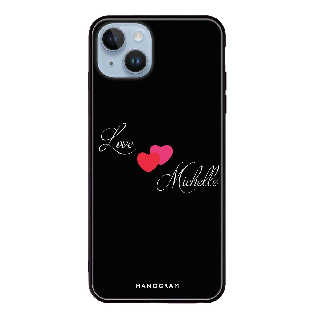 Sweet Heart iPhone 14 Plus Glass Case