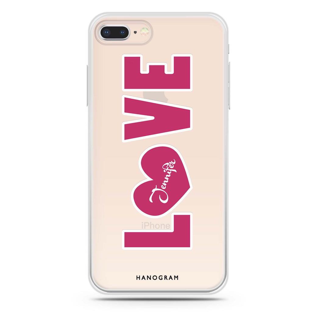 Unique Love iPhone 7 Plus Ultra Clear Case