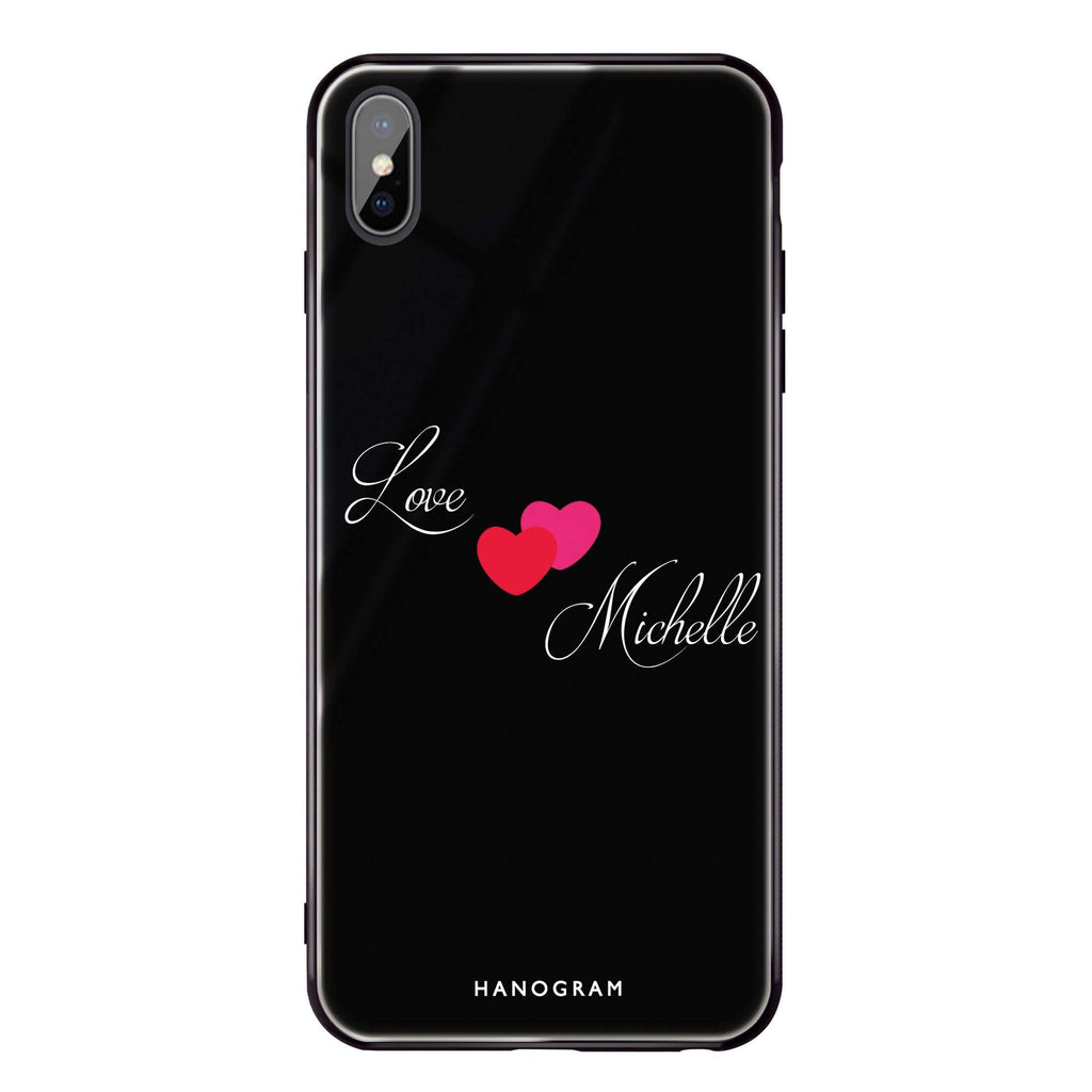 Sweet Heart iPhone XS Glass Case