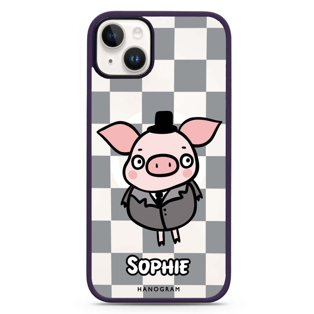 Handsome Pig iPhone 14 Plus MagSafe Compatible Impact Guard Bumper Case